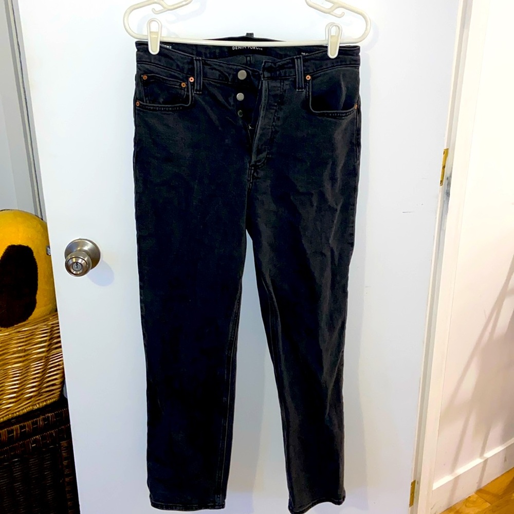 Denim Forum The Arlo High Rise Straight